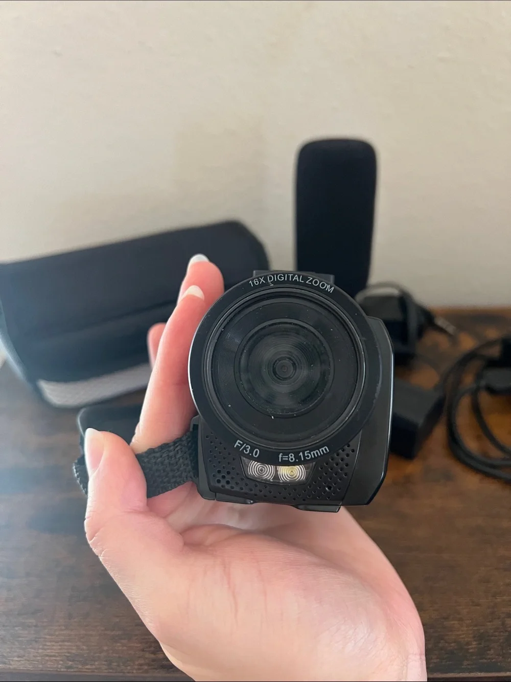 HD Digital Video Camera Camcorder Microphone Battery